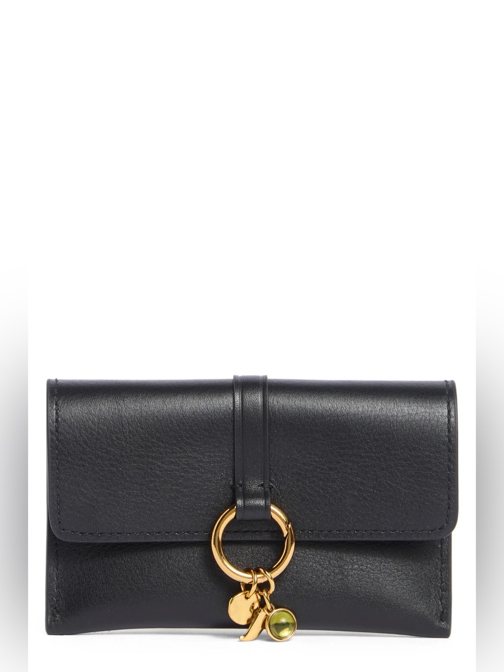 Madewell Charm Ring Leather Card Case